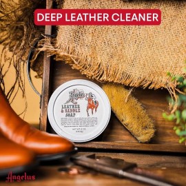 Angelus Leather & Saddle Soap Cleaner Conditioner  For Boots Shoes Saddles &More