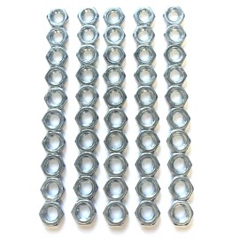 Brighton 5/16-24 UNF HEX JAM NUT THIN WALL NUT ZINC PACK OF 50