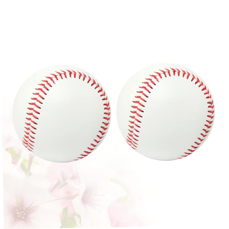 KOMBIUDA 2pcs Baseball Training Balls Soft Filled Bouce Balls Baseball
