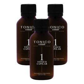 Kit 3 Tónicos Vittale Anticaída Crecimiento Cabello Paso 1