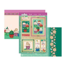 Hunkydory Crafts Christmas Style Luxury Topper Set- Christmas Cupcakes ELEG25-902