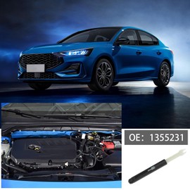 ECSiNG Car Bonnet Lock Repair Kit Engine Hood Lock Connecting Rod and Base Latch Tie Assembled Kit 1355231 Compatible with Ford Focus MK2