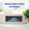 4x14 Floor Register 6-Pack, Heavy Duty Steel Walkable Vent Covers