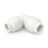 JD Brands Push Fit Equal Elbow 15mm, Plastic Plumbing Pipe