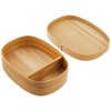 Yamako 80184 Bent Wappa Lunch Box, Family, Approx. 8.3 x
