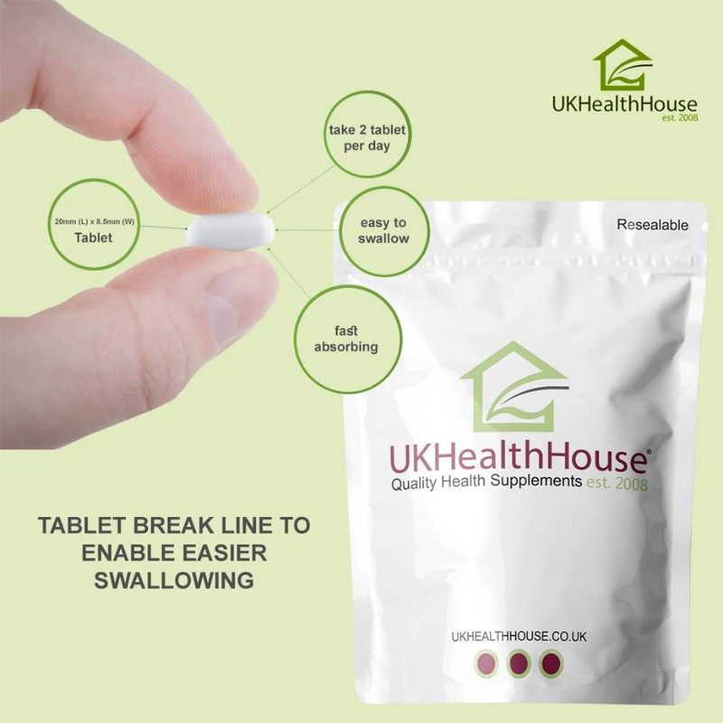 UKHealthHouse Zinc, Calcium, Magnesium & Vitamin D Osteo Complex Supplement