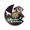 Time Vault Treasures Labrador Retriever Dog Vinyl Record Clock