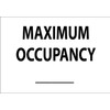 Zing Green Products 1905A Maximum Occupancy Sign with Number Kit,