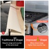 Stainless Steel Stove Counter Gap Cover (2 Pack), Oven Gap
