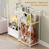 BBLIKE Kids Bookshelf and Stuffed Animal Storage - Multi-Function Nursery