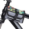 Bike Front Frame Bag Bicycle Twin Storage Top Tube Bag
