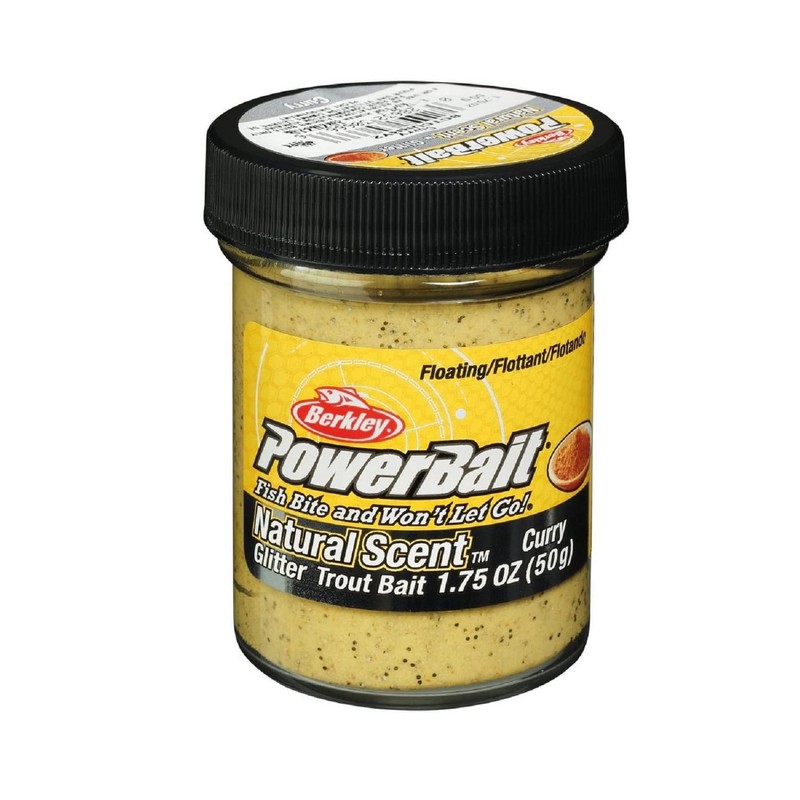Pure Fishing PowerBait Curry Trout Bait Spices Glitter 50 g