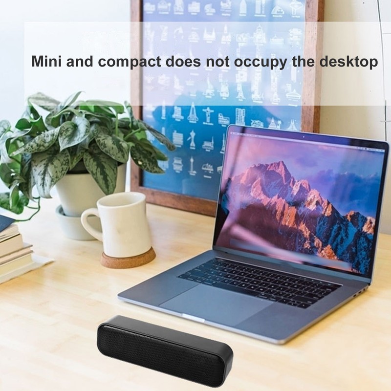 USB Speaker Mini Loudspeaker Box Builtin Decoded Sound Card Stereo