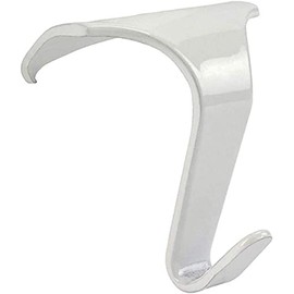 Taskar White Picture Rail Hooks - Contemporary/Heavy Duty (2 Pack)