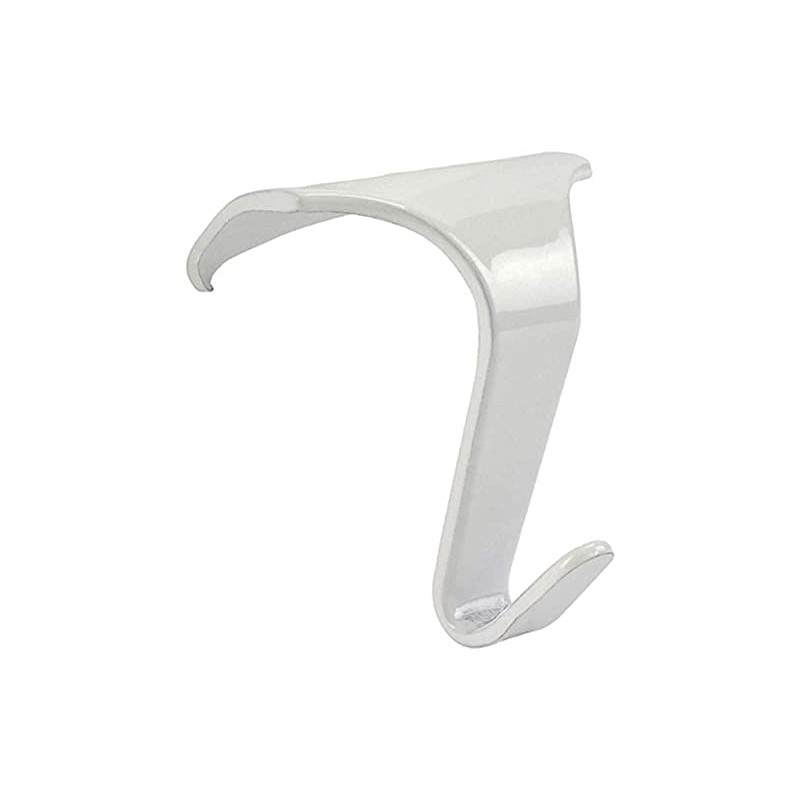 Taskar White Picture Rail Hooks - Contemporary/Heavy Duty (2 Pack)