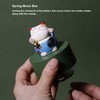 Music Box Round Shape Fortune Cat Style Pleasing Melody Exquisite