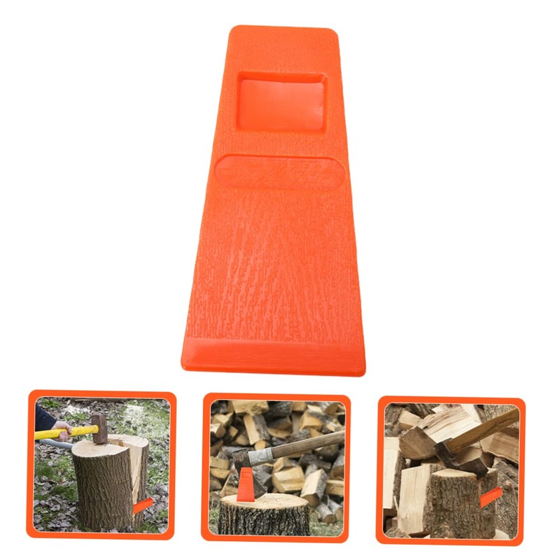 Kisangel Tree Wedge Woodcutting Accessory Logging Chock Tool Cutting Wedge