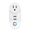 Smart Outlet Dual Mode WiFi 3 Outlets WiFi Smart Plug,