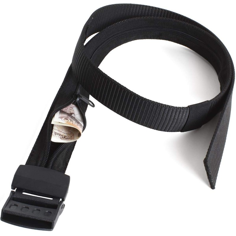 CampTeck U6889 Security Money Belt Hidden Cash Belt Anti-theft -