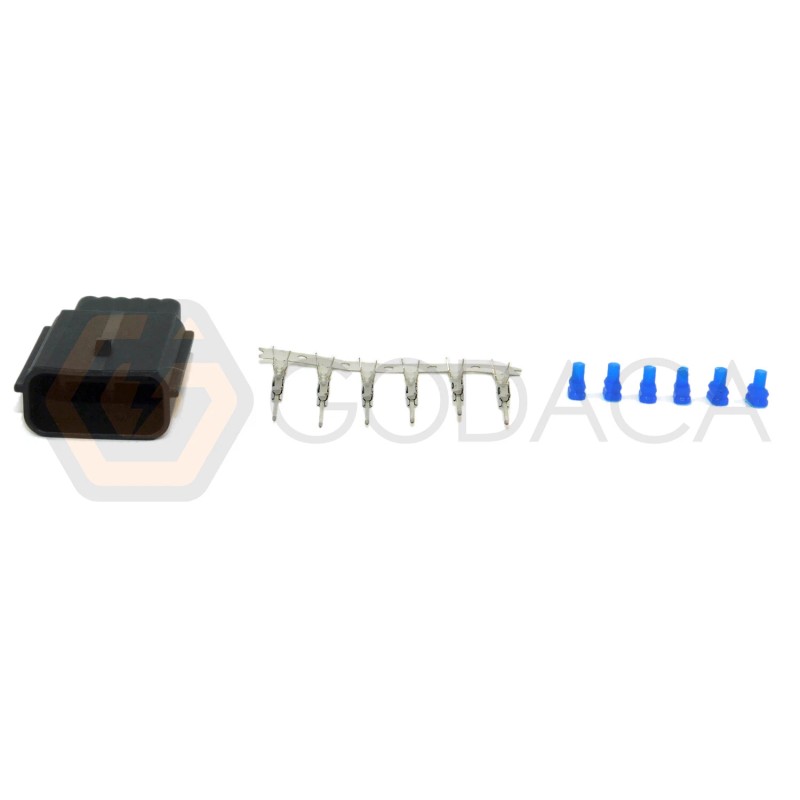 Godaca 1x Set Connector 6-way for Accelerator Pedal sensor Ford