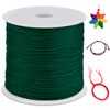 LEREATI Nylon Cord 0.8mm x 100m, Satin Cord Nylon String