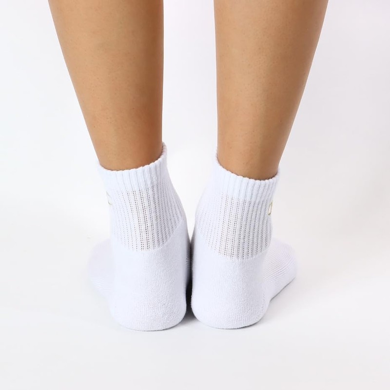 Champion C1-1706 Men's C1-1706 Quarter Length Socks, Gold Embroidery, Half