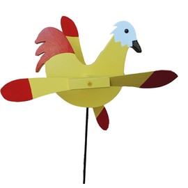Chicken Whirligig/Whirly Bird Garden Spinner Lawn Decoration Amish Made
