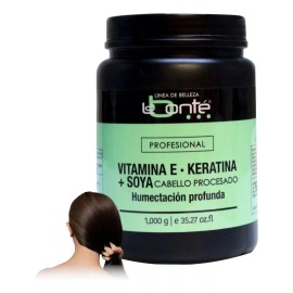 Salerm Cosmetics Shampoo Y Vitamina E Keratina + Soya 1kg Labonte®