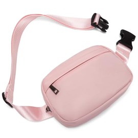 Riñonera unisex con correa ajustable, Rosa, 8.5 inches, Elegante riñonera