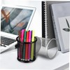 DOITOOL 1set Metal Mesh Pen Holder Desktop Storage Organizer for
