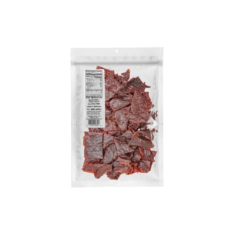 IOWA SMOKEHOUSE Ranch Hand Beef Jerky (Sweet Teriyaki, 8 oz)
