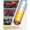 HLauto 406T Emergency Strobe Grille Lights: 4Pcs 6 LED Sync