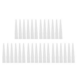 Screw On Caulking Tips Male Caulking Nozzles Plastic 30Pcs Caulk Nozzles Plastic Glass Glue Nozzles Sealant Silicone Caulking Tips