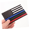 GRIRIW 3pcs Reflective Magnetic American Flag Car Stickers for Auto