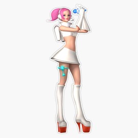 Ulala Space Channel 5 Sticker Bumper Sticker Vinyl Decal 5"