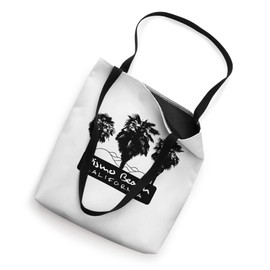 Oversized Palms Print - Creative Pismo Beach, CA - Black Tote Bag