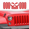 SQQP Mesh Grille Grill Insert+ Headlight Turn Light Cover Trim