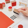 BENECREAT 2 Sheets A4 Red Rubber Stamp Sheet 30 x