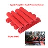 8Pcs 2500° Spark Plug Wire Boots Protector Sleeve Heat Shield
