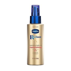 Vaseline- Aceite corporal hidratante y reparador Radiant X con 1 de lípidos, aceite de jojoba, aceite de coco y vitamina E 3