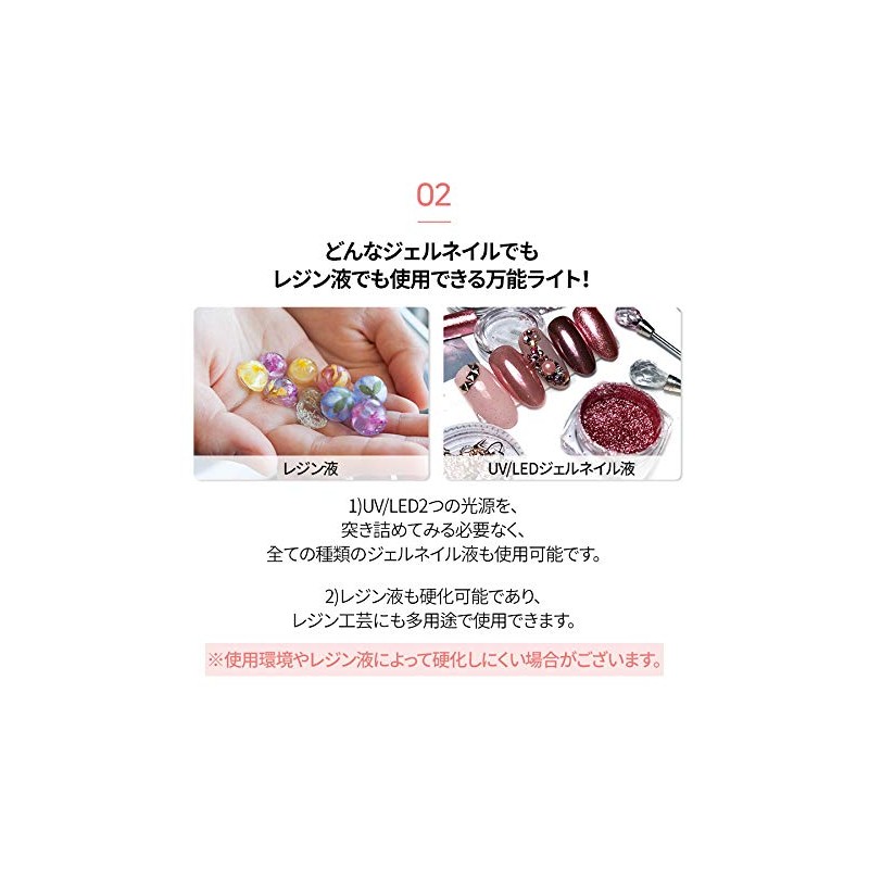 Gelato Factory Compact UV-LED Dual Light Nail Dryer, 6W, Beginner,
