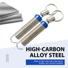 Opuweiy 2 PCS Car Trunk Lid Metal Spring, Stainless Steel