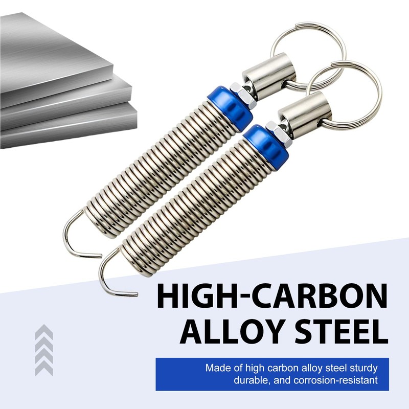 Opuweiy 2 PCS Car Trunk Lid Metal Spring, Stainless Steel