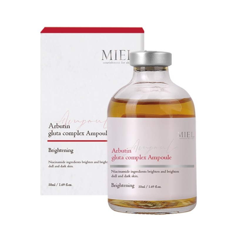 Miel Arbutin Gluta Complex Ampoule 50ml+Sooryehan Cleansing Foam 100mlX2 /
