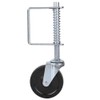 FTVOGUE 4"Rueda de Compuerta de Goma Muelle Giratorio Cargado Capacidad