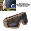 Safety Goggles Breathable Shock Resistant Iron Mesh Patterned Wind Sand