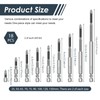 18 Pcs Magnetic Screwdriver Drill Bit Set, Anti Slip Bits