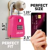 Lion Locks 1500 Key Lock Box with Code, Lockbox for