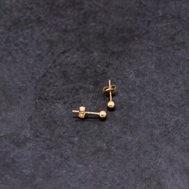 Carissima 9ct Yellow Gold 3mm Ball Stud Earrings