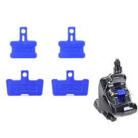 COONIUM Hydraulic Disc Brake Bleed Blocks Compatible with Shimano, AVID SRAM and More, Pack of Assorted 4 pcs (2 PCS for 2-Piston Caliper and 2 PCS for 4-Piston Caliper)